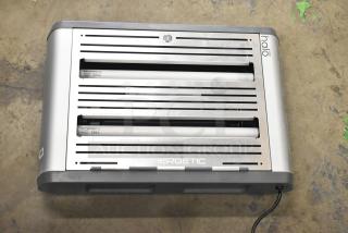 Halo Bug Zapper, 115 Volts, 1 Phase, Synergetic bulbs, horizontal vents, logo on side, used condition.