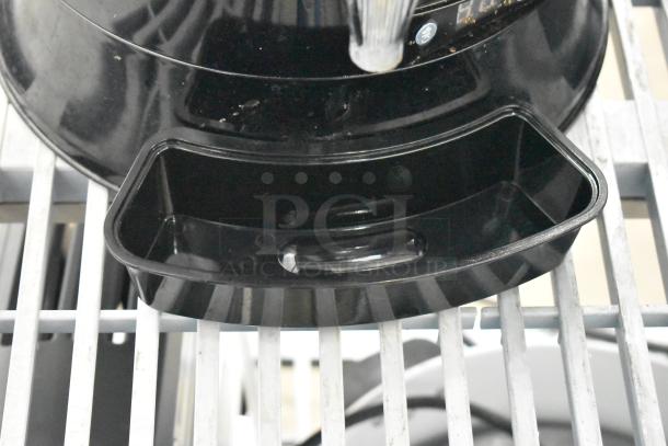 CH10L Countertop Hot Chocolate Machine, 110V, 1 Phase. Black finish, drip tray visible, model CH10L detail.