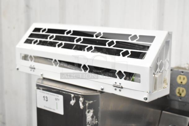 Gardner WS-95 Bug Zapper, 120V, 1 Phase, white metal casing, good condition, identification tag visible.