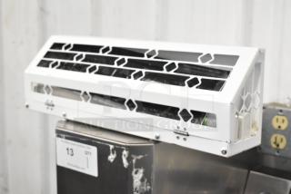 Gardner WS-95 Bug Zapper, 120V, 1 Phase, white metal casing, good condition, identification tag visible.