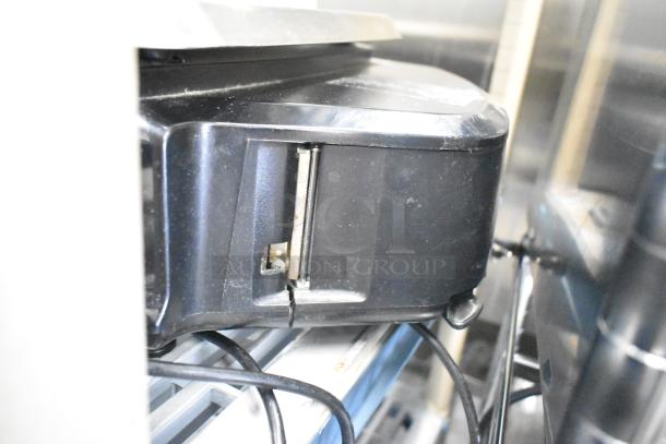 2017 Hobart HTi-7LH26 metal commercial countertop food portioning scale, tested and working, in good condition.