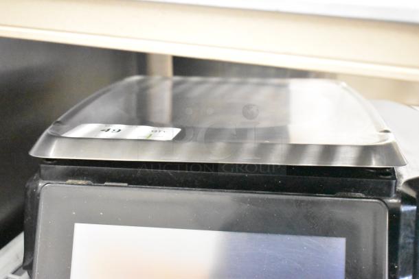 2017 Hobart HTi-7LH26 metal commercial food portioning scale, tested and working condition, visible control panel.