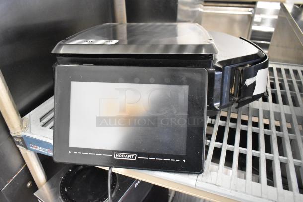 2017 Hobart HTi-7LH26 food portioning scale, commercial countertop model, tested and working, 120/208-240 volts.