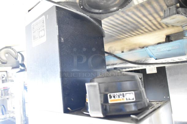 Bunn VPR Countertop 2 Burner Coffee Machine, 120 Volts, 1 Phase. Features visible, black exterior, some wear noted.