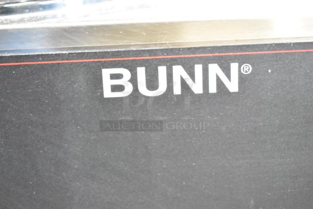 Bunn VPR countertop coffee machine, 2 burners, 120 volts, 1 phase. Bunn logo visible.