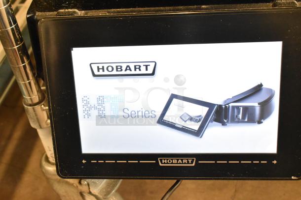 Hobart HTi-7LH26 metal food portioning scale, 2017 model, tested and working. 120/208-240V, 1 phase. HT Series display.