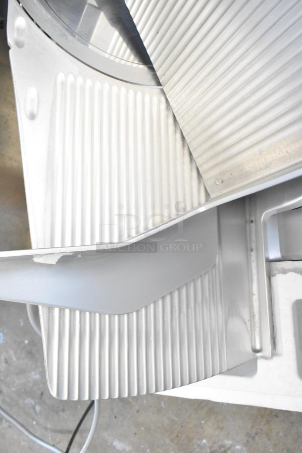 Bizerba GSP H Commercial Meat Slicer, 120V, 1 Phase. Stainless steel, excellent condition, precise cutting surface.