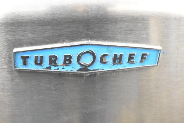Turbochef HhC2020 Conveyor Oven, branded label detail, commercial grade, electric, 208/240V, 3 phase.