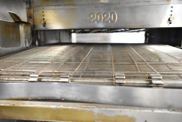 Turbochef HhC2020 commercial rapid cook oven, electric, conveyor type, 208/240V, 3 phase, visible wear.