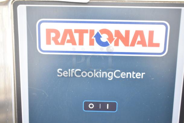 2019 Rational SCC WE 62 Self Cooking Center, stainless steel, commercial combi convection oven. Features visible branding.