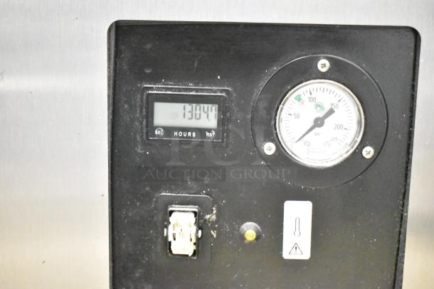 2018 Jun-Air 87R-4MN1-HSBHH nitrogen generator panel, showing pressure gauge and hour meter reading 13047 hours.