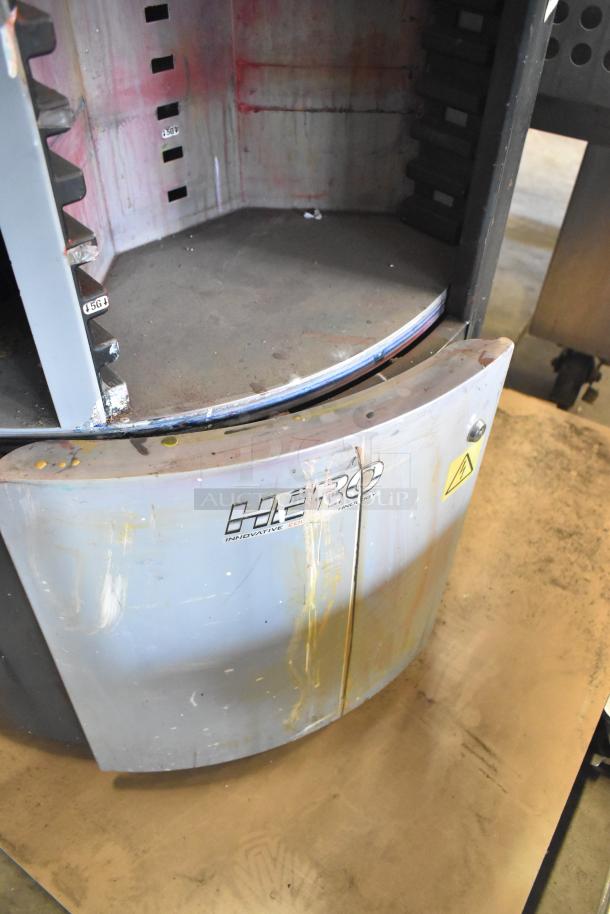 Hero Archimede A260 Commercial Paint Dispenser, visible wear, Hero logo, floor style, ideal for color mixing.