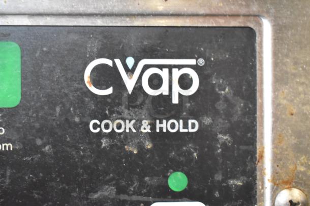 Winston CVap CAC509GR Cook & Hold cabinet control panel. Visible wear and markings. 208V, 1 Phase.