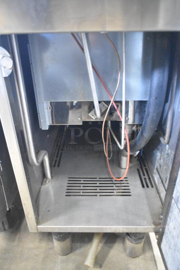 Rosito Bisani CPG91MT0 gas pasta cooker, 50,000 BTU, stainless steel, commercial floor model. Visible interior components.