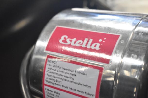 Estella 348CG12 electric hard cheese grater, 1.1 lb/min, 120V, brand new with minor scratches and dents.