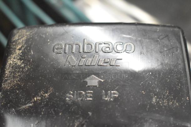 BRAND NEW SCRATCH AND DENT! Embraco NT6222UV Motor, 115 Volts, 1 Phase, visible Embraco Nidec logo, slight cosmetic wear.
