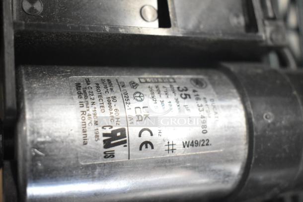 BRAND NEW Embraco NT6222UV Motor, 115V, 1 Phase. Scratch and dent condition; label indicates model and specifications.