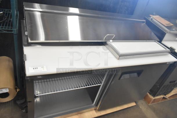 Avantco 178APT60HC commercial prep table, scratch and dent. Features bain marie mega top, 115V, 1 phase, new.