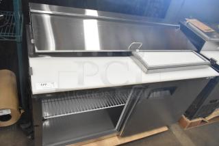 Avantco 178APT60HC commercial prep table, scratch and dent. Features bain marie mega top, 115V, 1 phase, new.