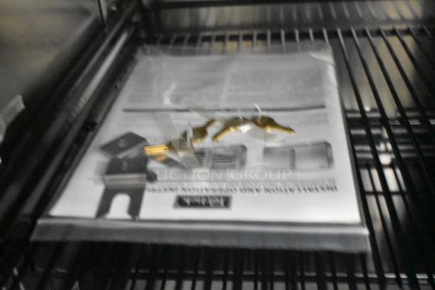 Perlick HC48RS4S Commercial Undercounter Cooler, 2-door, 115V, brand new, features spacious interior, key operation manual inside.