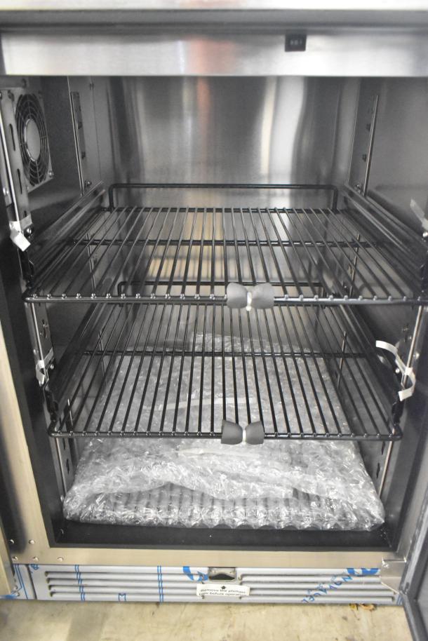 2025 Perlick HC48RS4S Commercial Undercounter Cooler, 2-door, 115V, 1 Phase, new condition with protective packaging.