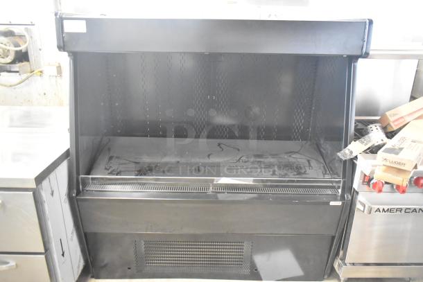 Structural Concepts commercial open grab-n-go merchandiser, 120/208 volts, 1 phase, black finish, good condition.