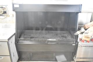 Structural Concepts commercial open grab-n-go merchandiser, 120/208 volts, 1 phase, black finish, good condition.