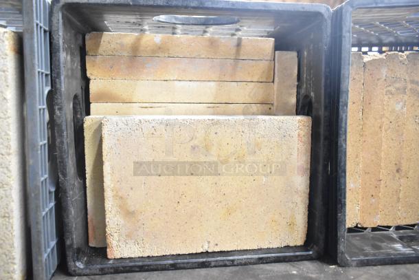 2 Montague 14-P-1 commercial pizza ovens with cooking stones, natural gas powered, single deck, excellent condition.