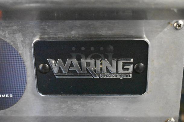 Waring WPC100 countertop electric pasta cooker; features stainless steel body and visible brand logo. 208/240V, 1 Phase.