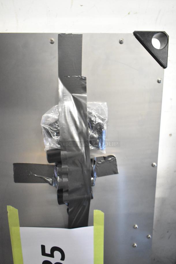 BRAND NEW Metro 461HS1836 stainless steel heated shelf, 18" x 36", 120V, 1 Phase, minor scratches and dents shown.