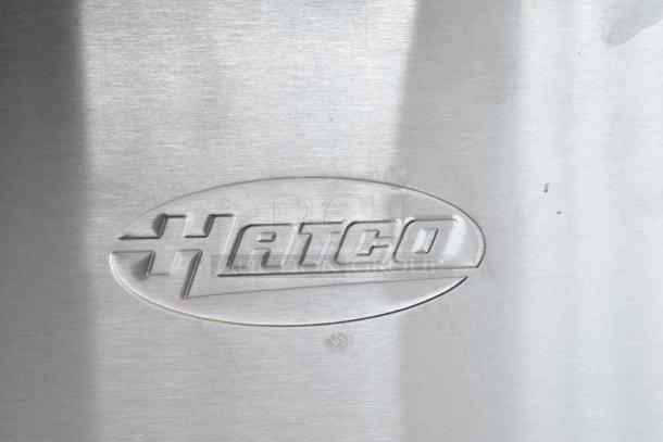 BRAND NEW Hatco C-36 Compact Booster Water Heater, 208V, 3 Phase, model 413C36C. Visible Hatco logo on stainless steel.