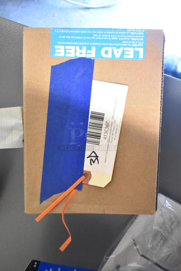 BRAND NEW SCRATCH AND DENT! Hatco C-36 Compact Booster Water Heater, 208V, 3 Phase. Model 413C36C with original packaging.