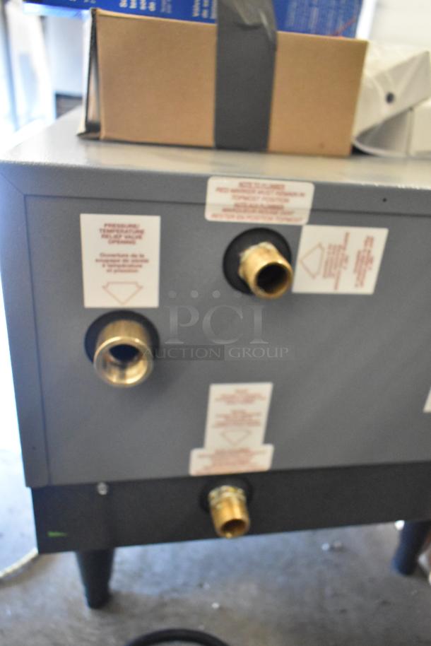 BRAND NEW SCRATCH AND DENT! Hatco C-36 Compact Booster Water Heater, 208V, 3 Phase, visible labels and connectors.