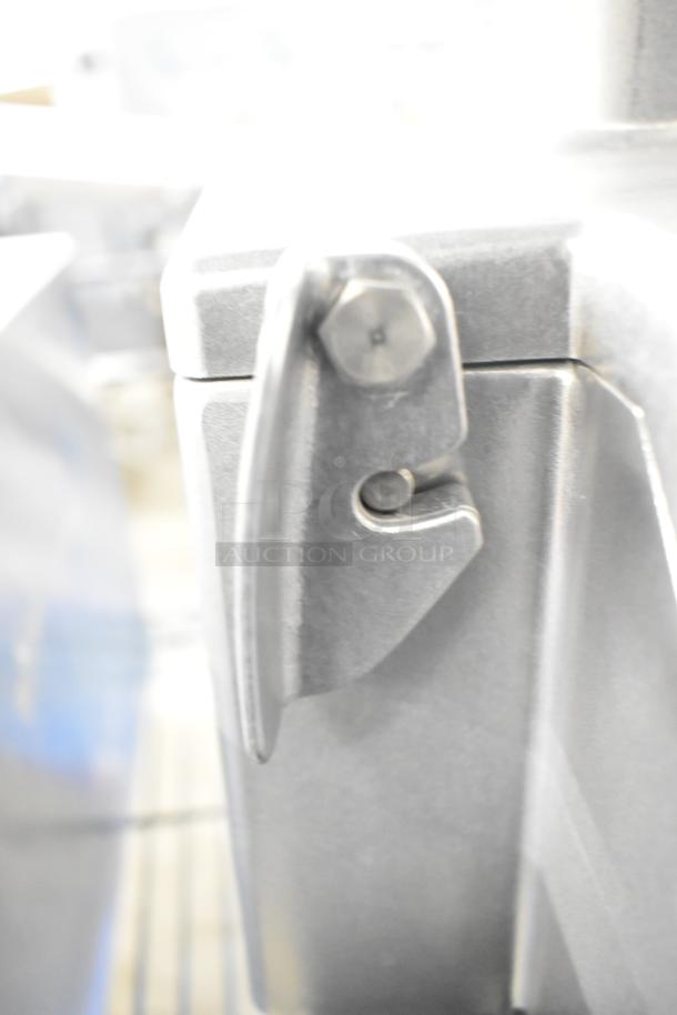 BRAND NEW SCRATCH AND DENT Robot Coupe CL 50 Series E countertop food processor, 120V, 1 Phase, visible metal handle detail.