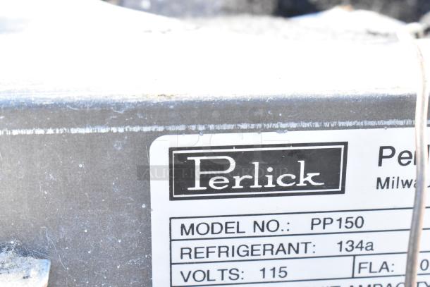 Perlick PP150 Commercial Power Pak, 115 Volts, 1 Phase. Label shows model and refrigerant type 134a.