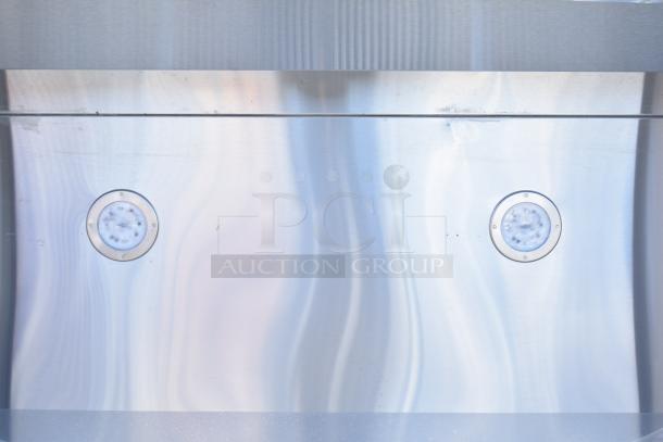 BRAND NEW CaptiveAire 6024 ND-2WI commercial grease hood, scratch and dent, includes filters and lights, stainless steel finish.