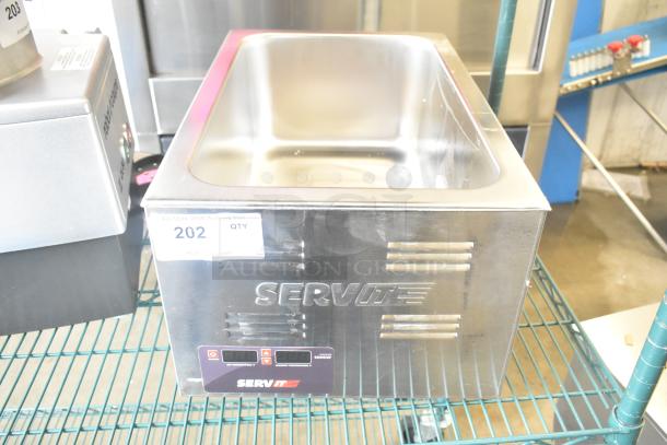 BRAND NEW 2024 ServIt 423FW150 Electric Countertop Food Warmer with digital controls. Scratch and dent model, 120V, 1 Phase.