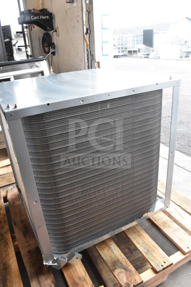 2022 Scotsman RCA3061 commercial remote condenser, compatible with CIM1545R & CIM1845R, 208-230V, 1 Phase, on pallet.
