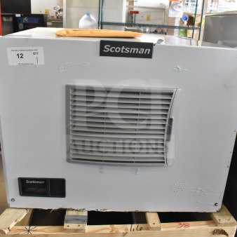 Scotsman MC0330MAX-1A Prodigy Elite® 30" Ice Machine, new, scratch and dent, 365 lb capacity, 115V, visible label.