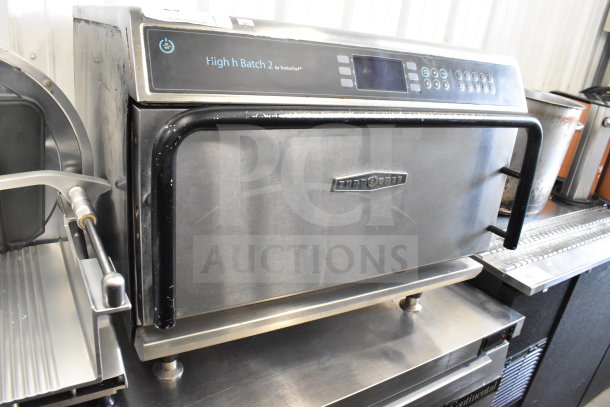 2019 Turbochef HHB2 Rapid Cook Oven, commercial countertop model, 208/240V, 1 Phase; used, with visible control panel.