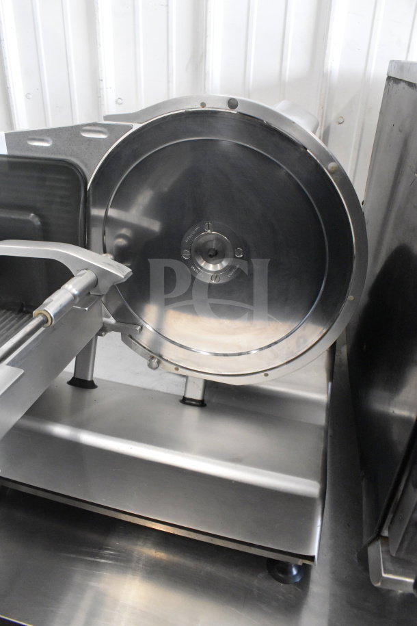 Bizerba VS12 Commercial Countertop Slicer, 120V, 1 Phase, stainless steel, clean, excellent condition.