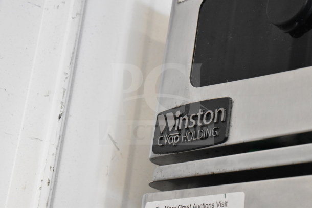 2018 Winston HOV514UVE CVap holding cabinet badge, featuring brand logo and model identifier, in good condition.