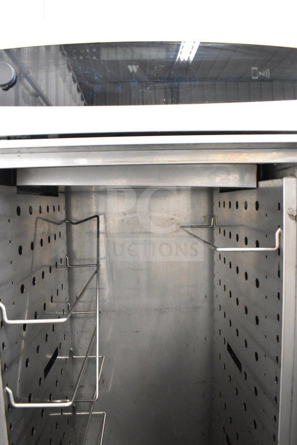 2018 Winston HOV514UVE CVap half-size heating cabinet, stainless interior, shelving, commercial casters, 120V, 1 Phase.