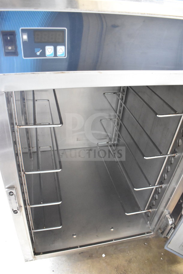 2018 Alto Shaam 1200-S heated holding cabinet, stainless steel, on casters. Digital controls, 120V, 1 phase.