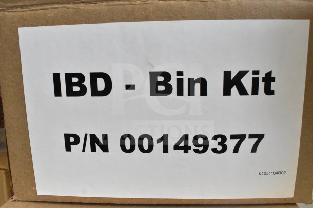 "Brand new IBD Bin Kit with label showing P/N 00149377. Scratch and dent condition, offers twice your bid value."