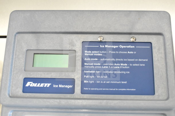2024 Follett IMDV-2CM Ice Manager Diverter Valve with operation instructions label. Excellent condition.