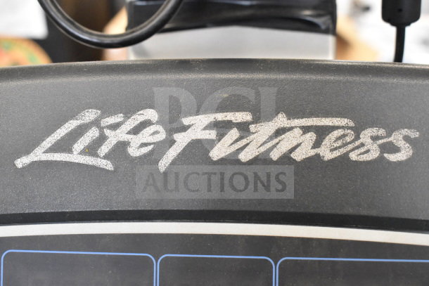 Life Fitness ATV15-XXXA-02 treadmill top with branding.
