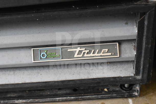 2017 True GDM-12-HC-LD commercial cooler with branding and natural refrigerant label visible. 115V, 1 phase.
