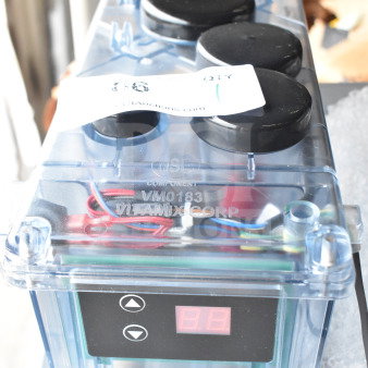 Vita-Mix VM0183 commercial blender jar rinsing unit with digital display, NSF certification, and 120V, 1 phase power.
