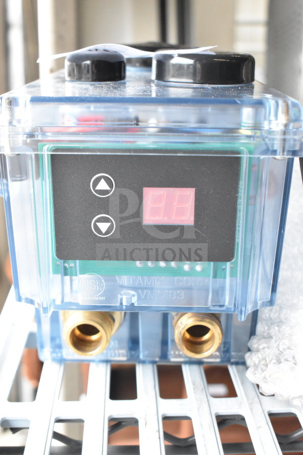 Vita-Mix VM0183 Commercial Blender Jar Rinsing Unit, 120V, 1 Phase, digital display, brass connectors, NSF certified.
